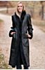Saddlebrook Reversible Leather and Sheared Mink Fur Coat 