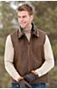 Hayden Shearling Sheepskin Vest with Leather Trim