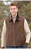 Hayden Shearling Sheepskin Vest with Leather Trim