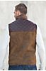 Norwich Shearling Sheepskin Vest with Lambskin Leather Trim