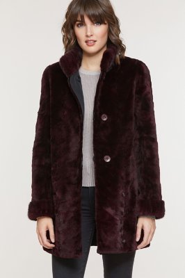 Kaitlyn Reversible Mink Fur Coat | Overland