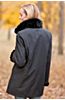 Cadence Reversible Sheared Mink Fur Coat 