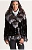 Marisol Mink Fur Jacket with Fox Fur Trim