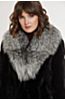 Diana Danish Mink Fur Jacket with Silver Fox Fur Collar  