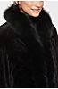 Simone Reversible Danish Mink Fur Coat with Fox Fur Trim 