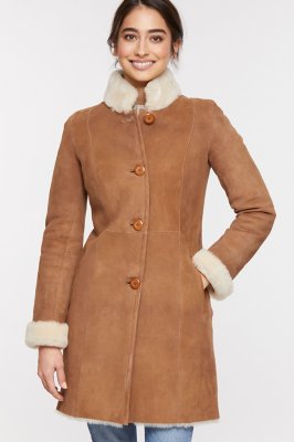 Justine Spanish Shearling Sheepskin Coat Overland