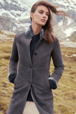 Justine Spanish Shearling Sheepskin Coat Overland