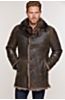 Xander Distressed Toscana Sheepskin Coat – Big (48-52)