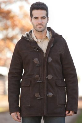 Men's Jackson Shearling Sheepskin Duffle Coat Overland