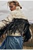 Roxy Reversible Shearling Jacket with Detachable Leather Fringe   