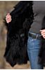 Gail Double-Faced Goatskin Leather Coat