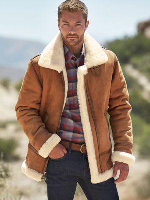 Jason Sheepskin B 3 Bomber Jacket Overland