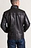 Justin Italian Lambskin Leather Jacket with Shearling Lining
