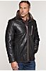 Leo Italian Lambskin Leather Jacket with Shearling Lining