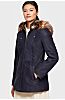 Daria Shearling Sheepskin Coat with Fur Trim and Detachable Hood