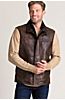 Manchester Distressed Lambskin Leather Vest