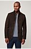 Steven Goatskin Suede Leather Blazer Jacket