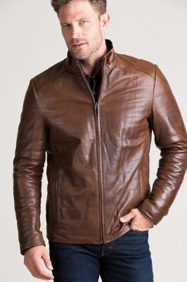 Raymond Reversible Quilted Lambskin Leather Puffer Jacket | Overland