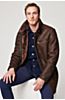 Hayes Quilted Spanish Shearling Sheepskin Car Coat - Big (48 - 52)