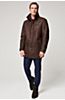Hayes Quilted Spanish Shearling Sheepskin Car Coat – Tall (40LT – 46LT)