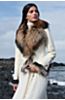 Celestine Lambskin Leather Jacket with Fur Trim