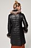 Grace Reversible Shearling Sheepskin and Leather Coat with Fur Trim