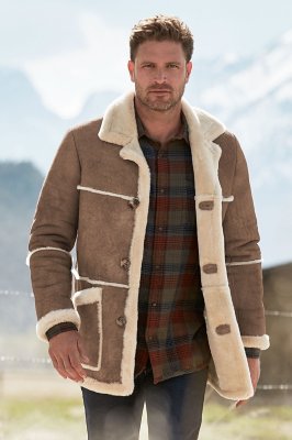 Maverick Shearling Sheepskin Rancher Coat | Overland