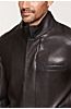 Steven Lambskin Leather Blazer Jacket