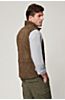 Cole Reversible Quilted Goatskin Suede Leather Vest 