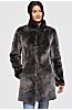 Andrea Reversible Merino Shearling Sheepskin Coat with Detachable Hood 