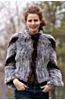 Luna Knitted Rabbit Fur Bolero Jacket 