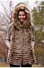 Tierney Hooded Raccoon Fur Vest