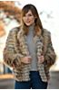 Joline Knitted Red Fox Fur Reversible Jacket
