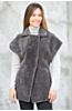 Zara Mouton Shearling Sheepskin Vest