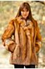 Ophelia Cherry Red Fox Fur Coat