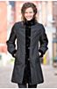 Bridget Reversible Danish Mink Fur Coat with Fox Fur Trim