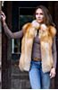 Jenny Canadian Red Fox Fur Vest 