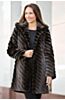 Verity Hooded Canadian Beaver Fur Coat