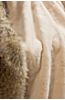 Winter Palace Sheared Beaver Fur Blanket (61 x 85 Twin)