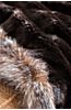 Winter Palace Sheared Beaver Fur Blanket (104 x 88 King)