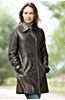 Isabella Lambskin Leather Coat 
