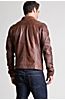 Sloan Washed Italian Lambskin Leather Moto Jacket