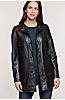 Sonia Reversible Lambskin Suede Leather Jacket