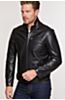 Maddock Reversible Italian Lambskin Leather Moto Jacket   