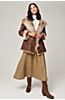 Natasha Hooded Toscana Sheepskin Coat