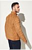 Gavin Quilted Lambskin Suede Leather Jacket         