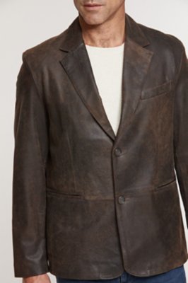 Carlisle Italian Lambskin Leather Blazer | Overland