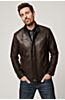 Vince English Lambskin Leather Moto Jacket