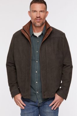 Kurt Buffed Italian Lambskin Nubuck Leather Jacket | Overland