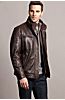 Bradley Waxed Lambskin Leather Moto Jacket 